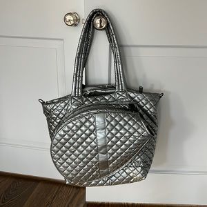 Oliver Thomas Gunmetal Tennis Bag